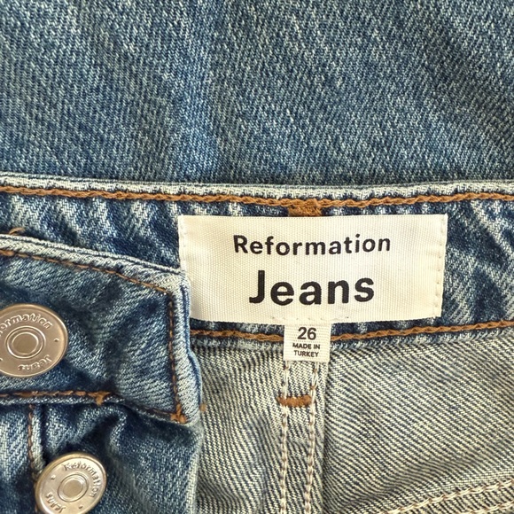 Reformation Cynthia High Rise Straight Jeans - Picture 4 of 4